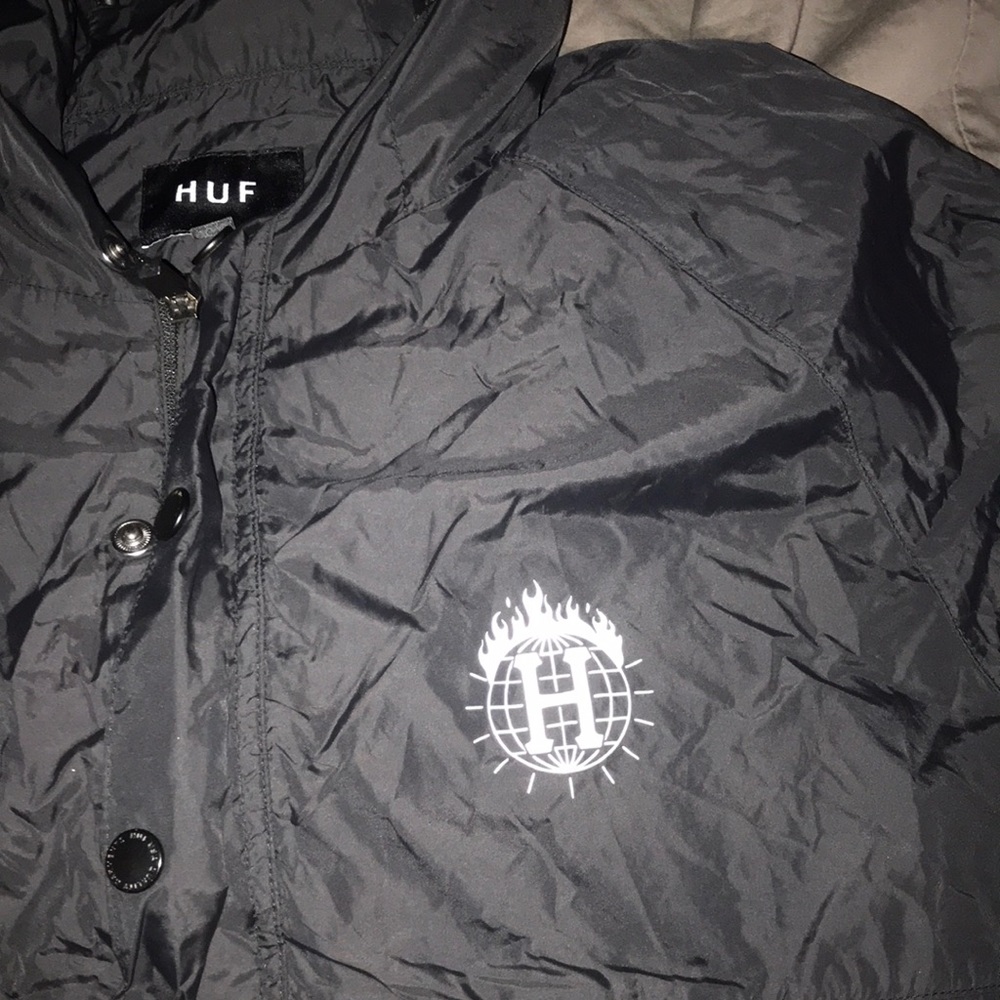 Huf - Thrasher - Black - White - Windbreaker - M